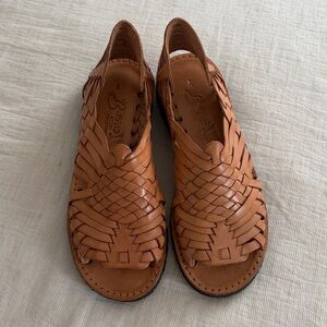 Handwoven Leather Huarache Sandals- 7